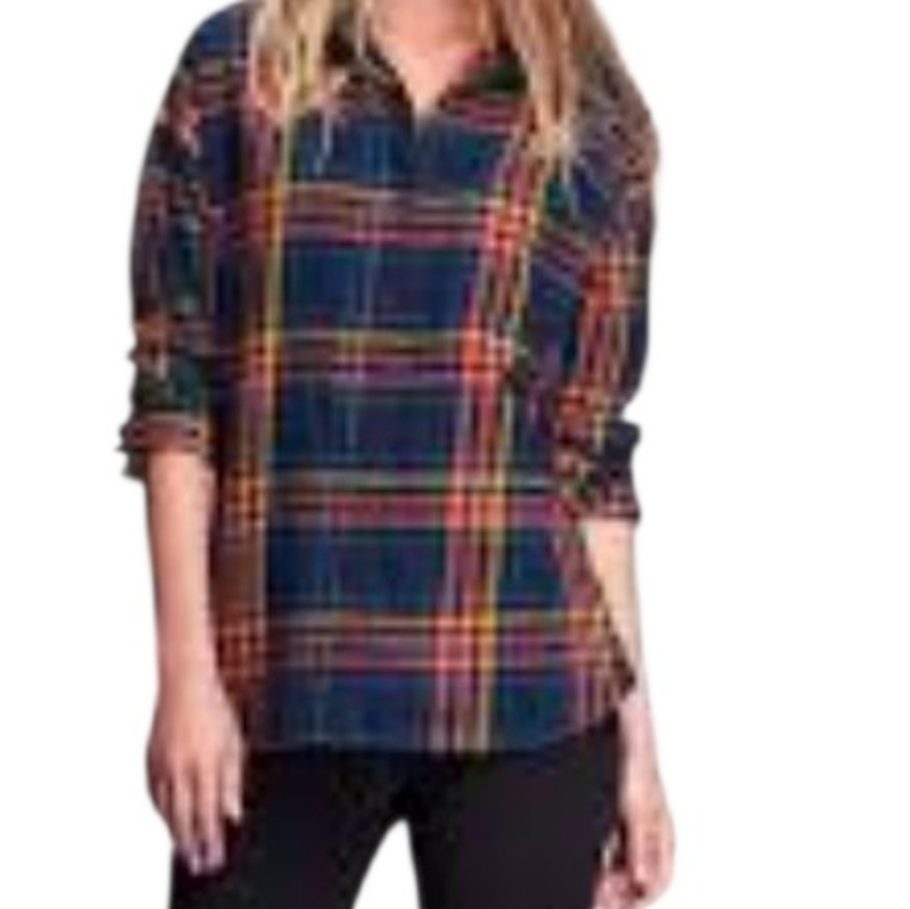 Plaid Women's Top Old Navy - Picture 1 of 4